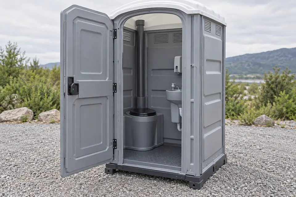 Portable sanitation equipment for rental planning